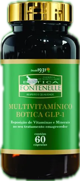 Frasco de Multivitamínico Botica GLP-1