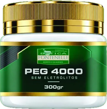 Frasco de PEG 4000